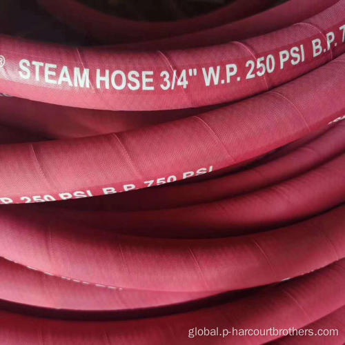 Hydraulic Hose For Special Purposes Red color high temperature resistance Steam Rubber Hose Factory